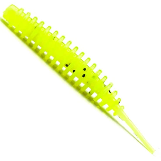 Grub Fast Strike Flexi Worm, 5cm, Limetreuse Ghost, 10buc/pac
