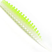 Grub Fast Strike Flexi Worm, 5cm, White Neon Back, 10buc/pac