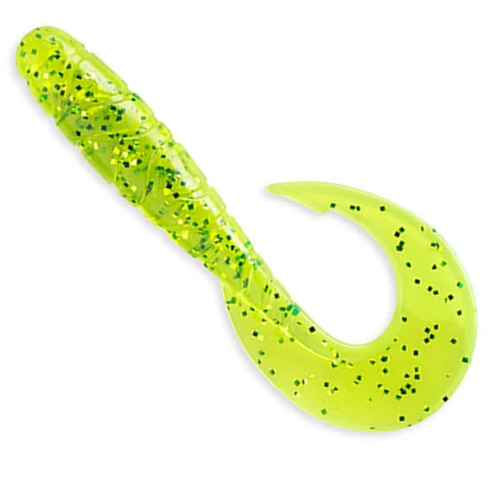 Grub Fishup Mighty Grub 13.3cm, Flo Chartreuse Green, 4buc/pac