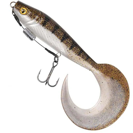Grub Fox Rage Pro Grub Loaded, 12cm, 17g, Glitter Perch, 1buc/pac