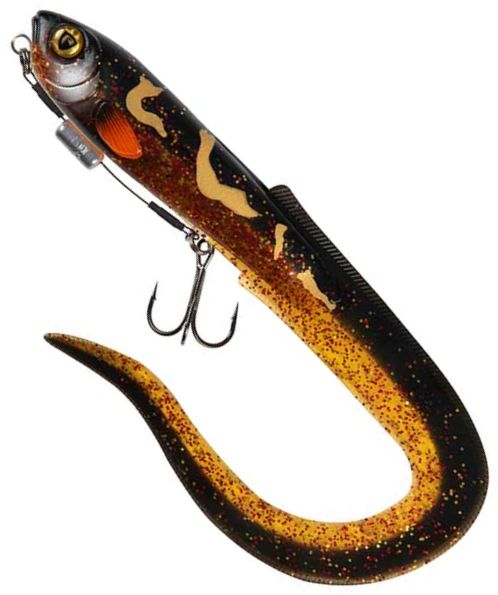 Grub FOX RAGE Slick Eel Loaded, UV Burbot, Nr.1/0, 28cm, 1buc/pac