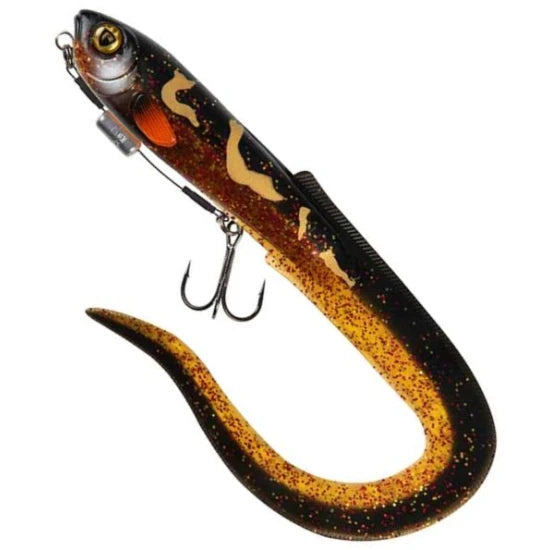 Grub Fox Rage Slick Eel Loaded, Uv Burbot, Nr.2/0, 35cm, 1buc/pac