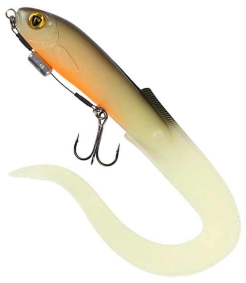 Grub FOX RAGE Slick Eel Loaded, UV Hot Olive, Nr.1/0, 28cm, 1buc/pac