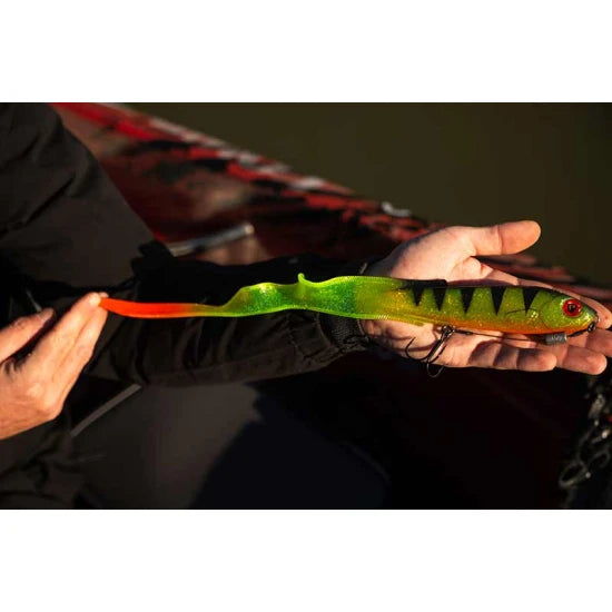 Grub Fox Rage Slick Eel Loaded, Uv Perch, Nr.2, 21cm, 1buc/pac