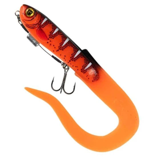 Grub Fox Rage Slick Eel Loaded, Uv Red Wake, Nr.2/0, 35cm, 1buc/pac