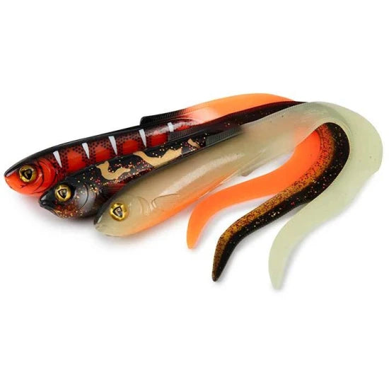 Grub Fox Rage Slick Eel, Hot Olive, 28cm, 1buc/pac