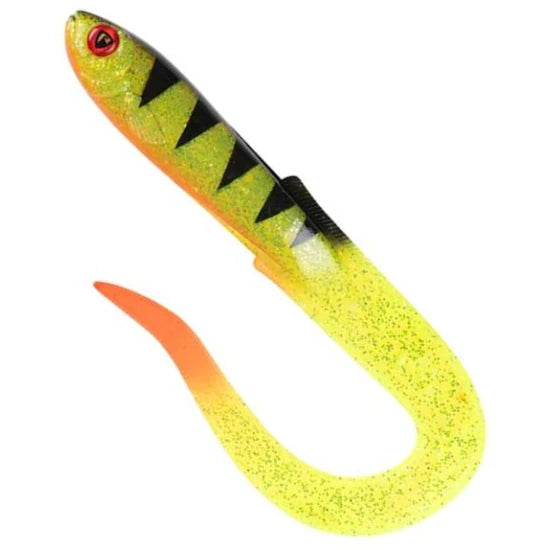 Grub Fox Rage Slick Eel, Uv Perch, 21cm, 1buc/pac