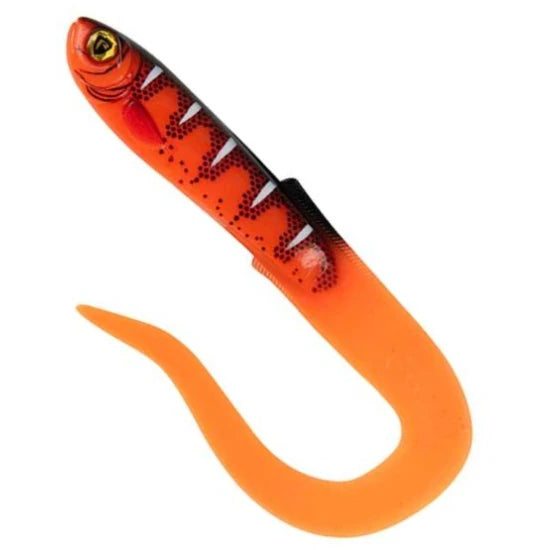 Grub Fox Rage Slick Eel, Uv Red Wake, 35cm, 1buc/pac