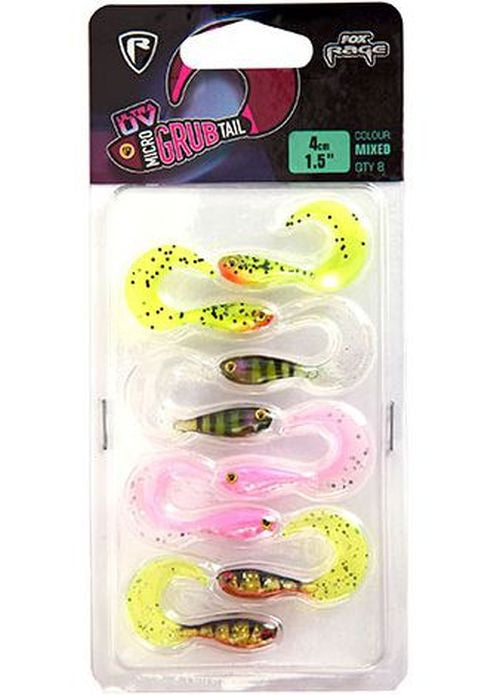 Grub Fox Rage UV Micro Grub 4cm 8buc/plic