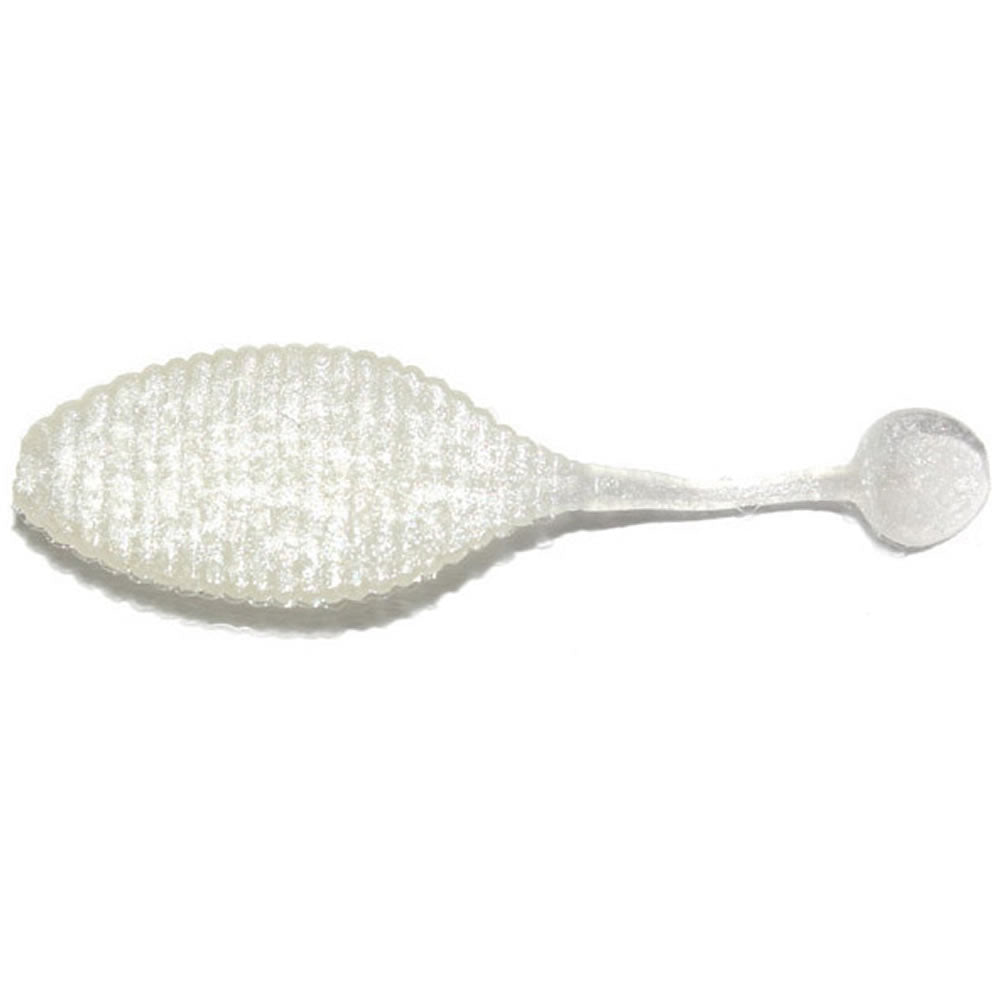 Grub Hide Up Stagger Wide 1.5&quot; Salt, S-07 Glow White, 3.8cm, 8buc/pac
