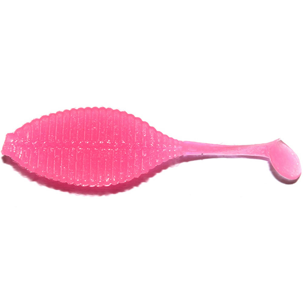 Grub Hide Up Stagger Wide 1.5&quot; Salt, S-08 Glow Pink, 3.8cm, 8buc/pac