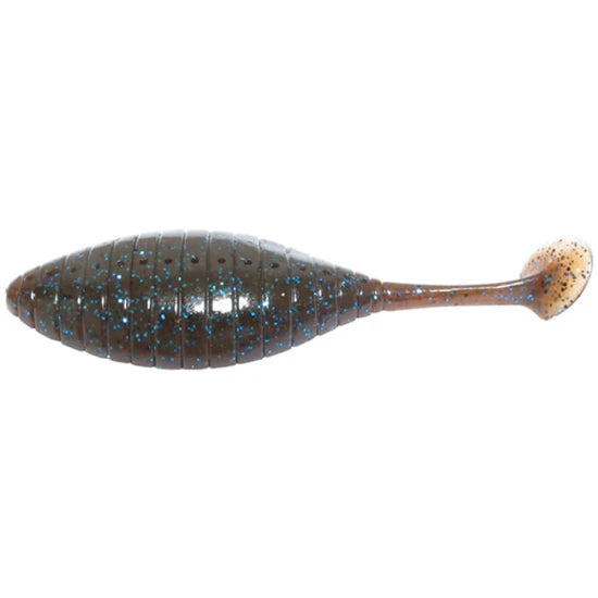 Grub Hide Up Stagger Wide 4", 114 Dark Brown Gill, 10.2cm, 4buc/pac
