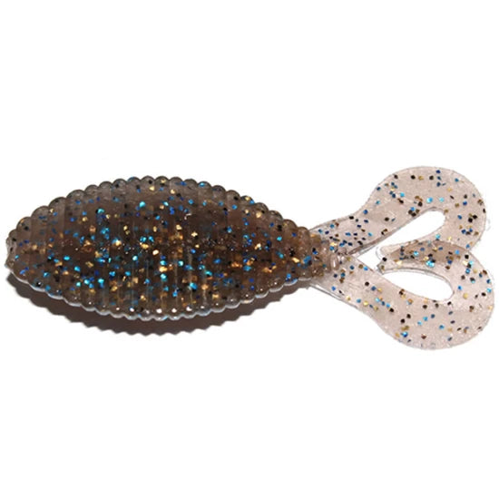 Grub Hide Up Stagger Wide Twintail 2.2", 115 Cinnamon Blue Gill, 5.6cm, 8buc/pac