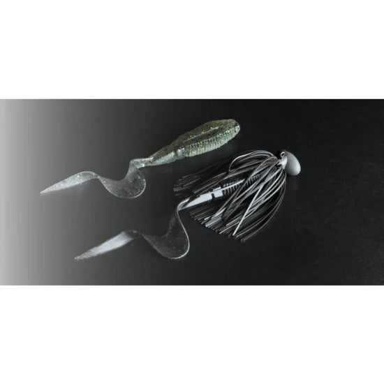 Grub Jackall Rhythm, Dark Thunder / Clear Silver, 6.0cm, 4buc/pac