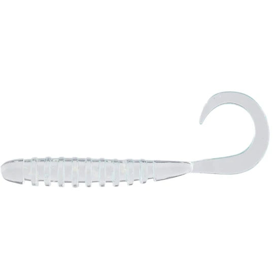 Grub Jackall Tide Curly Clear Glow Crush 5cm 8buc/plic