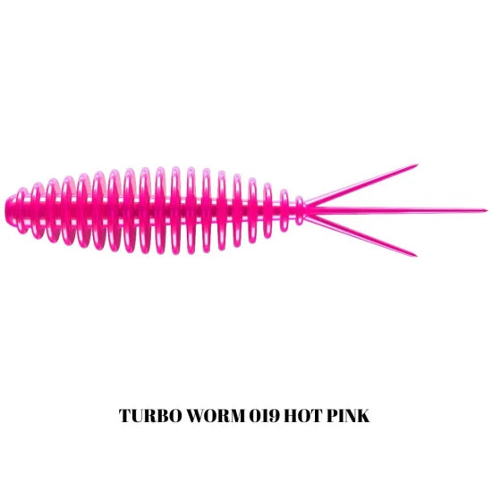 Grub Libra Lures Turbo Worm Mini, 35mm, 0.34g, Hot Pink, 15buc/pac