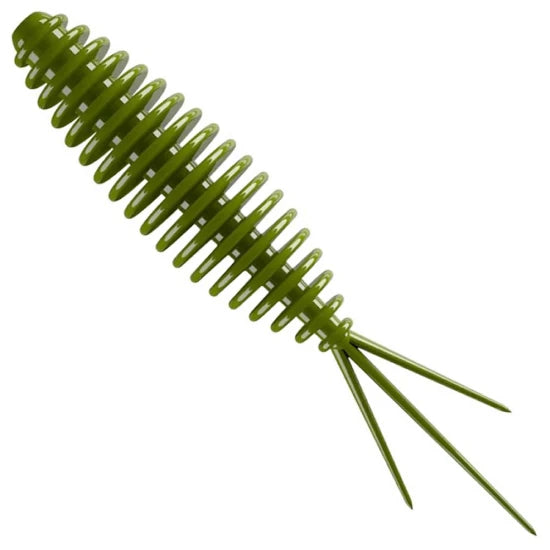 Grub Libra Lures Turbo Worm Mini, 35mm, 0.34g, Olive, 15buc/pac