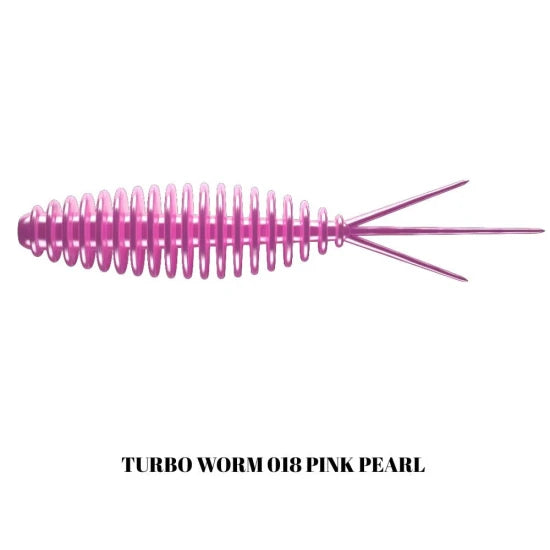 Grub Libra Lures Turbo Worm Mini, 35mm, 0.34g, Pink Pearl, 15buc/pac