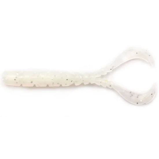 Grub Mustad Aji Micro Chiki White Glow Glitter, 4.3cm, 12+1buc/pac