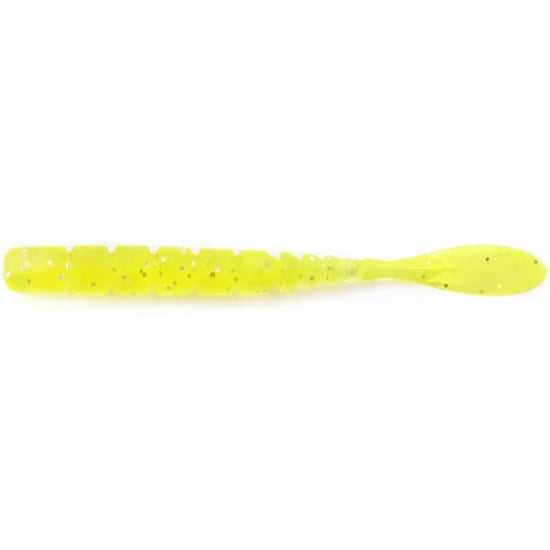 Grub Mustad Aji Micro Fla, Uv Clear Chartreuse, 5cm, 15buc/pac