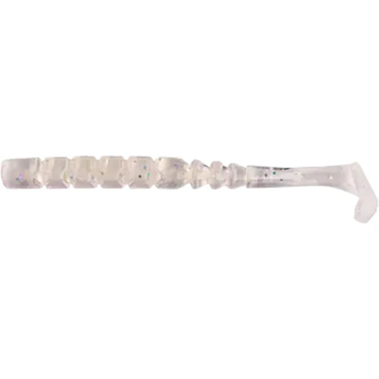 Grub Mustad Aji Paddle Tail Clear Rainbow Glitter, 5cm, 12buc/pac