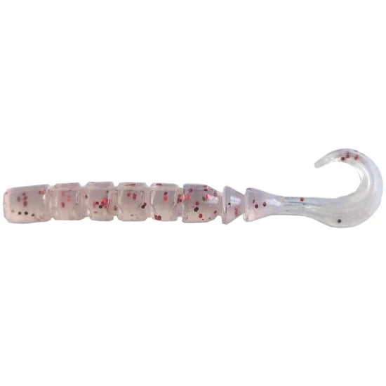 Grub Mustad Finesse Micro Uv Clear Red Glitter, 6.4cm, 12buc/pac