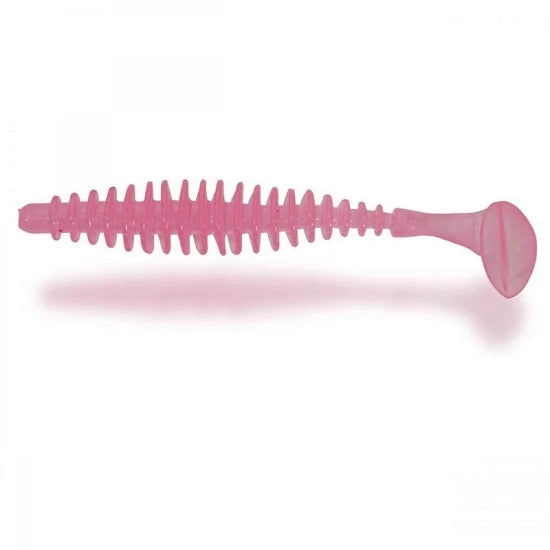 Grub Quantum Magic Trout T-worm Paddler 5.5cm Culoare Neon Pink