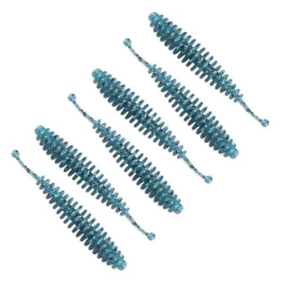 Grub Reiva Tiny Worm, Blue Shiner, 6cm, 6buc/pac