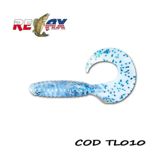 Grub Relax Twister Standard, 9cm, Culoare 010, 4buc/pac