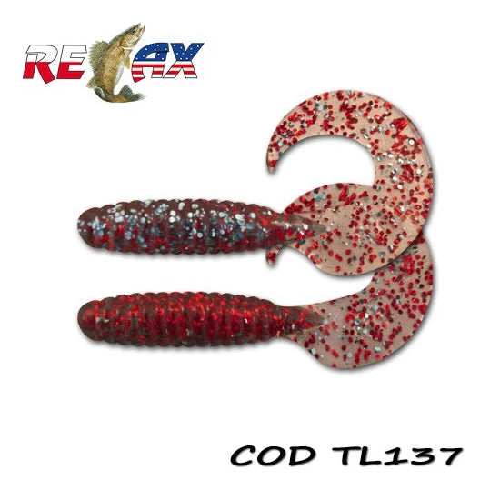 Grub Relax Twister Standard, 9cm, Culoare 137, 4buc/pac