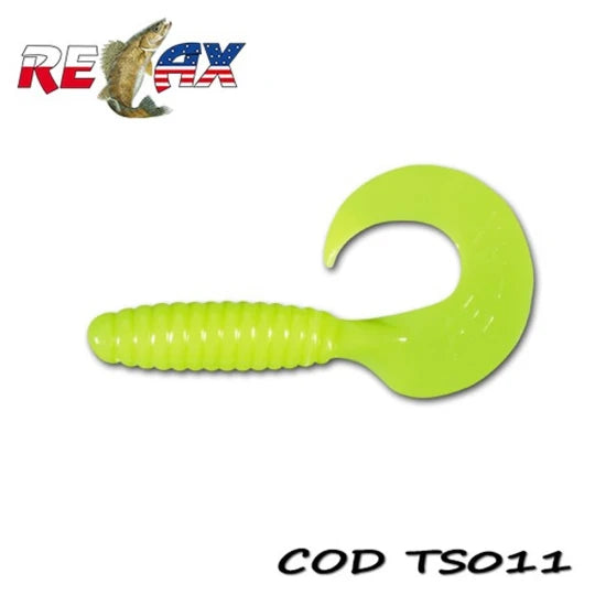 Grub Relax Twister Standard Ts, 9cm, Culoare 011, 4buc/pac