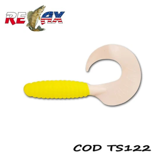 Grub Relax Twister Standard Ts, 9cm, Culoare 122, 4buc/pac