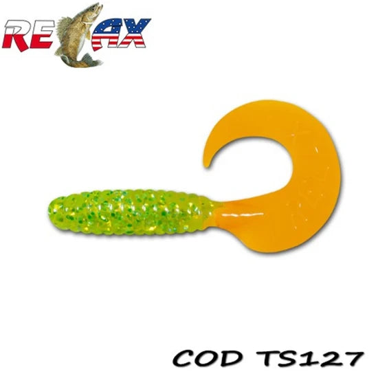 Grub Relax Twister Standard Ts, 9cm, Culoare 127, 4buc/pac