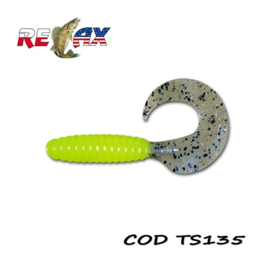 Grub Relax Twister Standard Ts, 9cm, Culoare 135, 4buc/pac