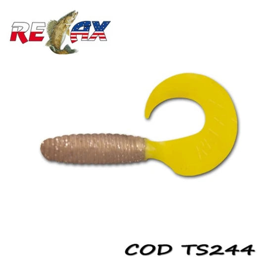Grub Relax Twister Standard Ts, 9cm, Culoare 244, 4buc/pac