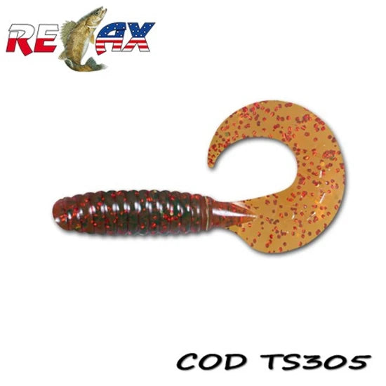 Grub Relax Twister Standard Ts, 9cm, Culoare 305, 4buc/pac