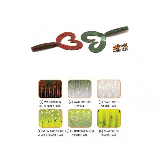 Grub Rapture Twin 9cm 10buc/plic Chartreuse