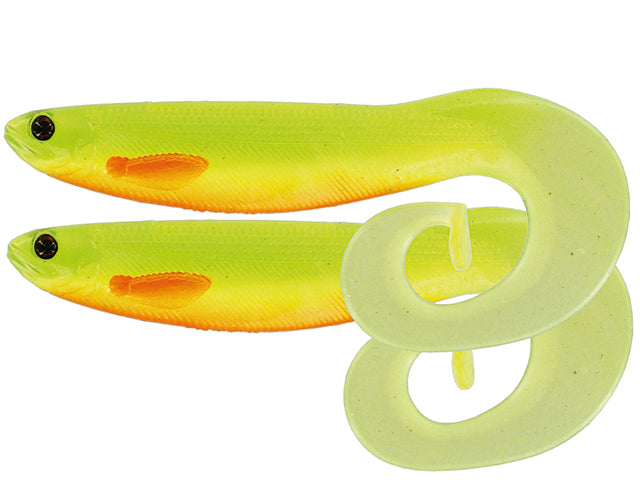 Grub Westin CurlTeez Curltail 8.5cm Slime Curd 2pcs