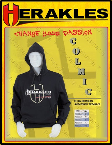 HANORAC CU GLUGA COLMIC HERAKLES NEGRU 2XL