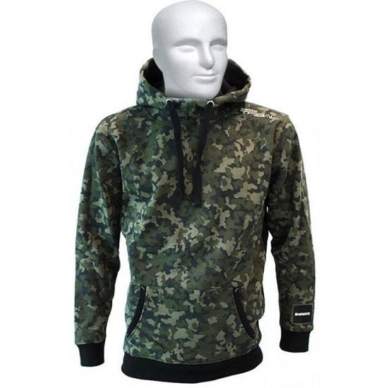 HANORAC CU GLUGA SHIMANO TRIBAL HOODY KHAKI CAMO Marimea XXL