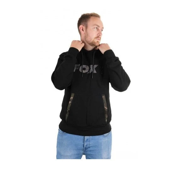 Hanorac Fox Black/camo Hoody Marime S