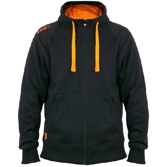 HANORAC FOX BLACK ORANGE CU FERMOAR LIGHTWEAR ZIPPED MARIME XL