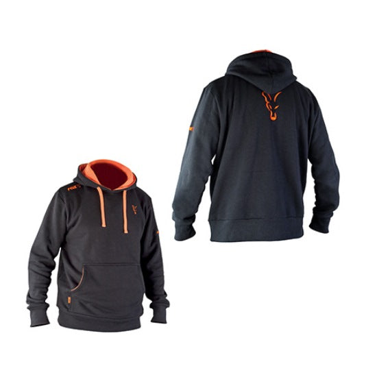 HANORAC FOX BLACK ORANGE HOODIE MARIME M