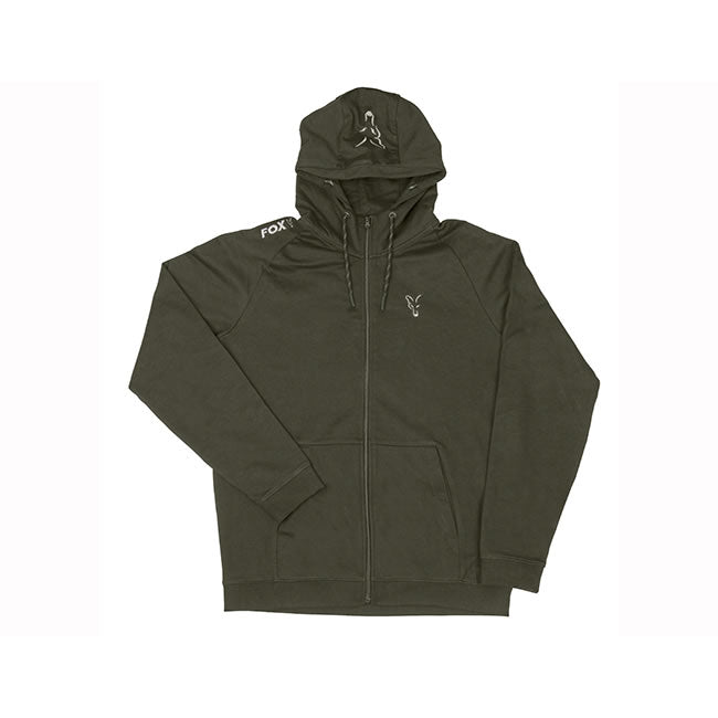 HANORAC FOX COLLECTION GREEN AND SILVER LIGHTWEIGHT HOODIE S