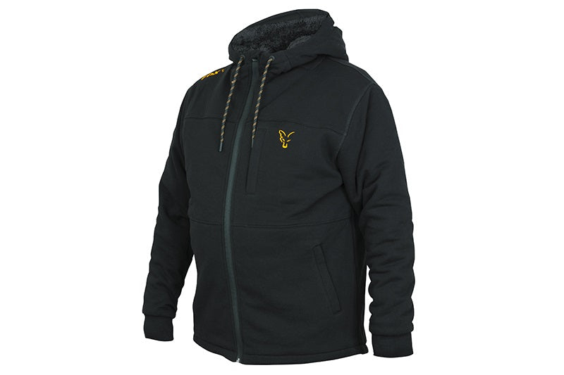 HANORAC FOX SHERPA HOODY BLACK/ORANGE M