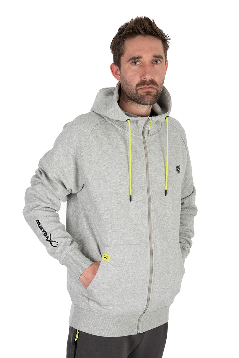 HANORAC MATRIX FULL ZIP HOODY BLACK EDITION GREY/LIME MARIME S