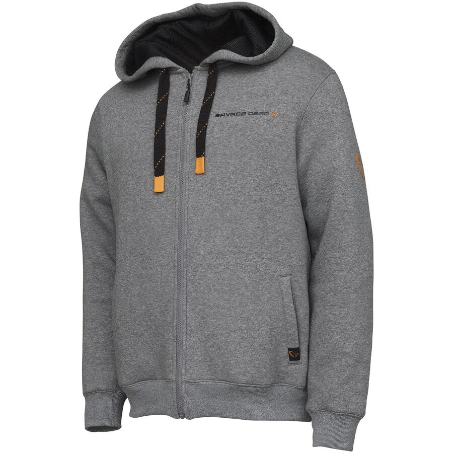 HANORAC SAVAGE GEAR CLASSIC ZIP GREY MELANGE MARIME M