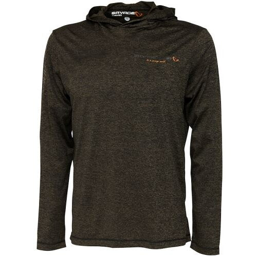 HANORAC SAVAGE GEAR FIGHTER STRETCH BURNT OLIVE MELANGE MAR.S