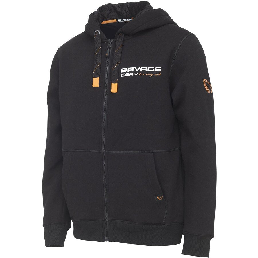 HANORAC SAVAGE GEAR URBAN ZIP BLACK INK MARIME S