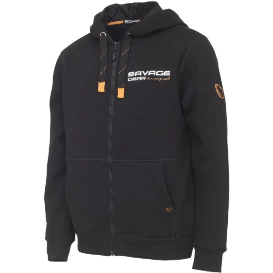 Hanorac Savage Gear Urban Zip Black Ink Marime Xxl